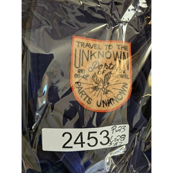 REI Co-Op Mens Travel To The Unknown Hoodie Large Blue Zip-Up gorpcore hiking - Picture 7 of 7